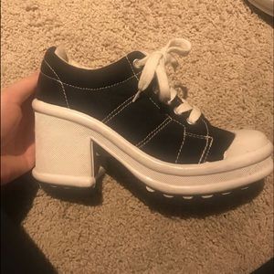 rubber sole sandal sneakers heels